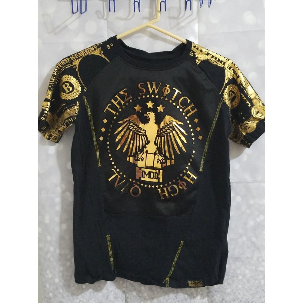 Switch Remarkable Black/Gold Size L (14-16) The Switch High Oval